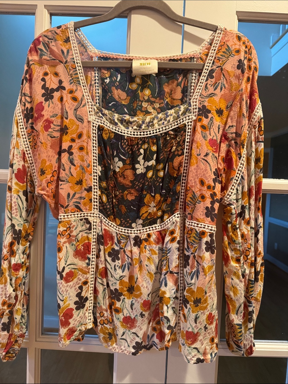 Maeve Multi Floral Patchwork Tunic